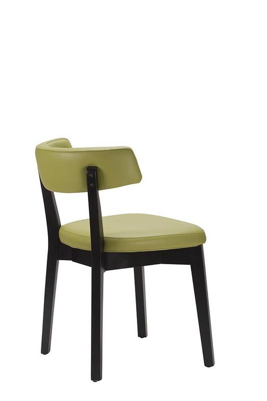 Nico Side Chair  - Lime Green / Black Frame - main image