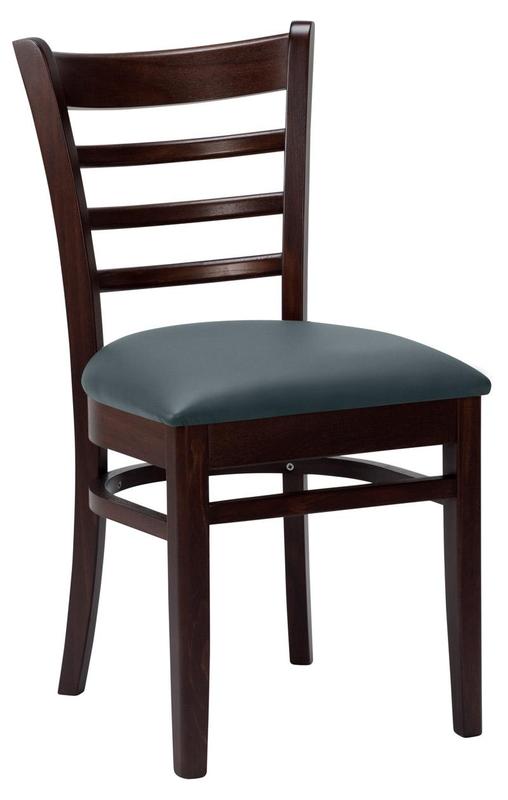 Nova Side Chair - Iron Grey / Walnut - main image
