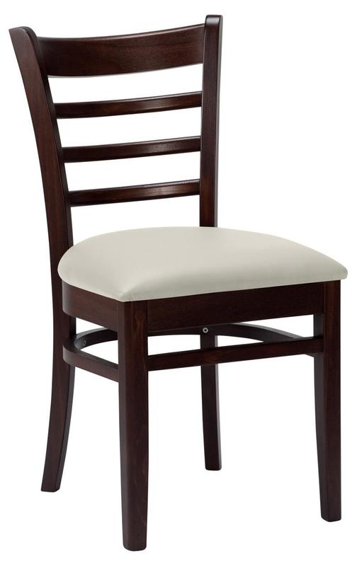 Nova Side Chair - Ivory / Walnut - main image