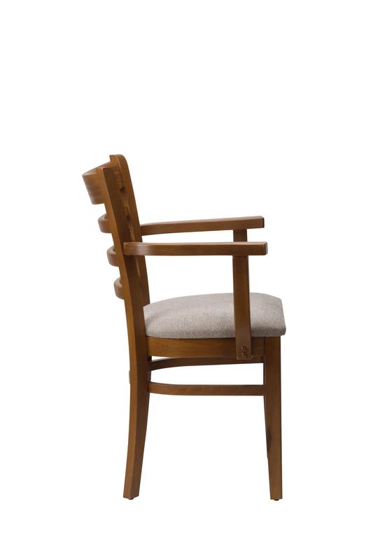 Nova Armchair Upholstered Seat (Also available in full Veneer)  - main image