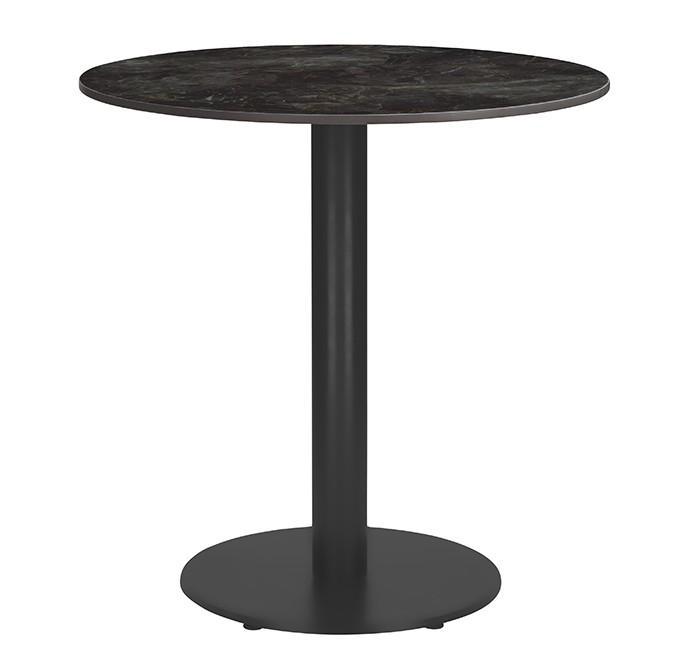 Ceramic Table Top Portoro Marble ,Titan Small Round (DH) - main image