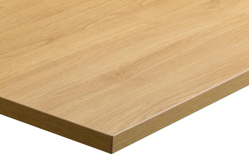 1200mm x 700mm ,Egger H3368 ST9 Natural Lancaster Oak/ Matching ABS,Hudson Single Rectangular (DH) - main image