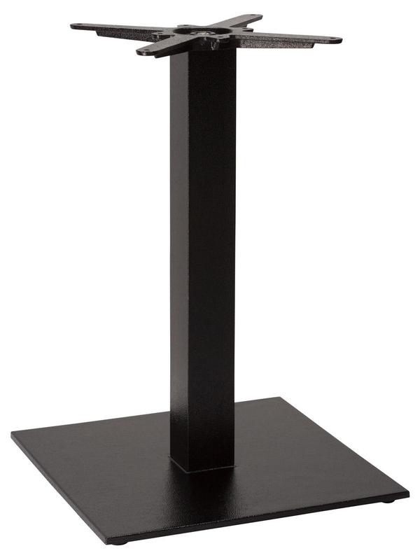 Titan Large Square Table Base Black GFTrade