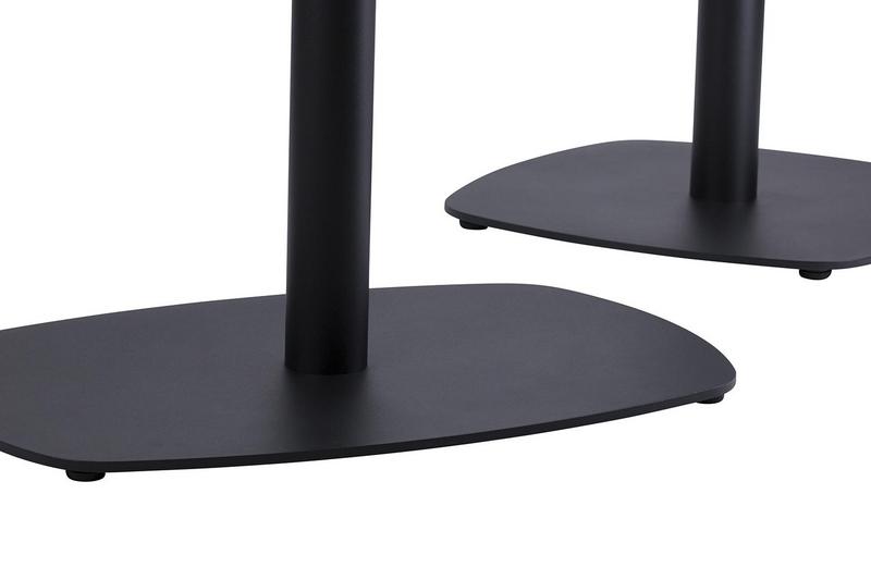Vega Small Square Table Base (CH-Black) - main image