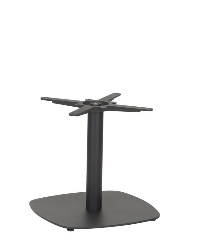 Vega Small Square Table Base (CH-Black) - main image