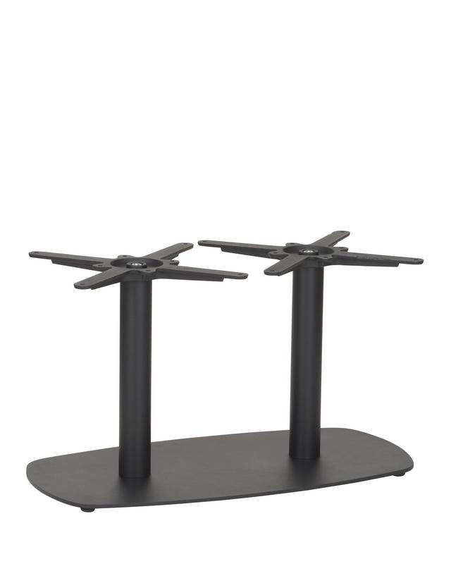 Vega Twin Rectangular Table Base (CH-Black) - main image