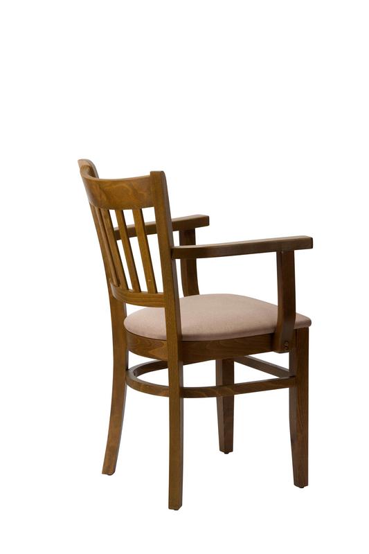 Vito Upholstered Armchair ((Also available in full Veneer) - main image