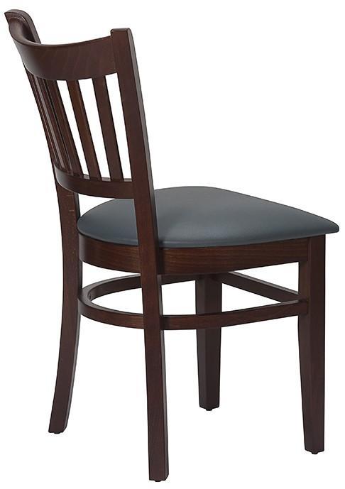 Vito Side Chair - Iron Grey / Walnut - main image