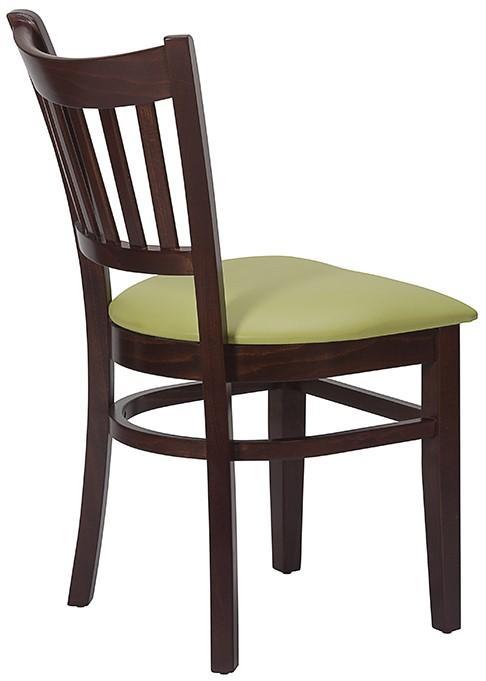 Vito Side Chair - Lime Green / Walnut - main image