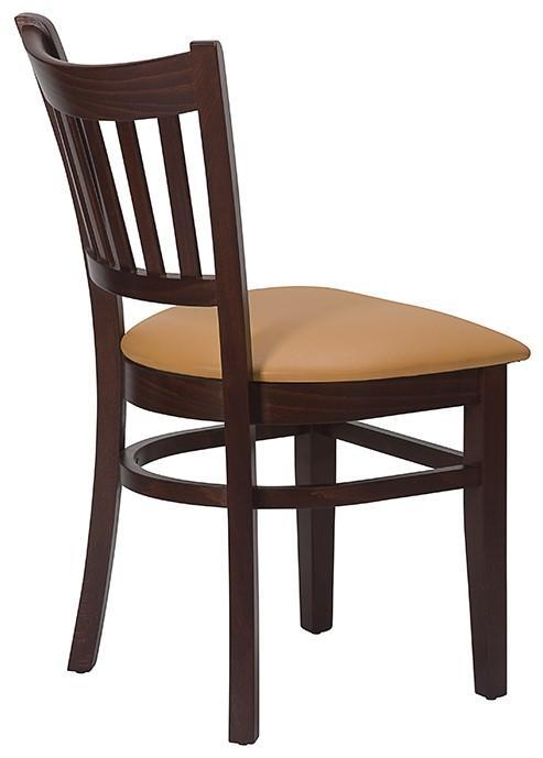 Vito Side Chair - Ochre Brown / Walnut - main image