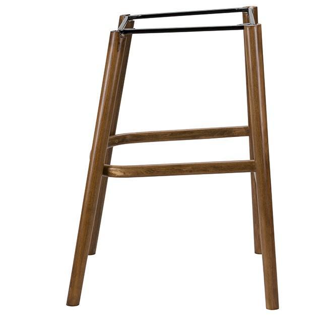 Highchair RAW legs Only - Walnut PRICE IS ADDITION TO THE RAW CHAIR COST - main image
