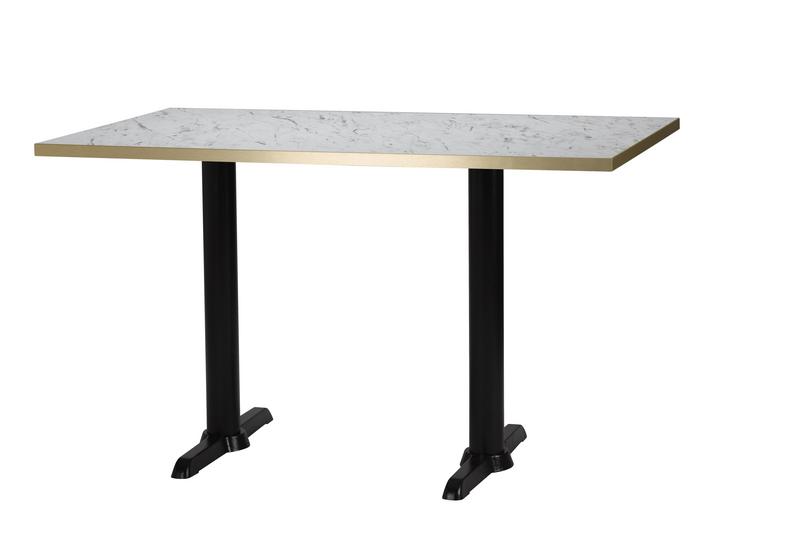 Egger F204 ST9 White Carrara Marble / Gold ABS Edge - 25mm Laminate - main image