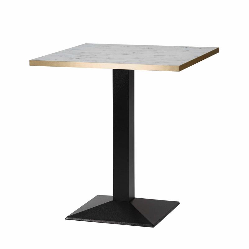 700mmx700mmx25mm,Laminate W.Carrara/ Gold Edge,Hudson Sm Sq(DH) - main image