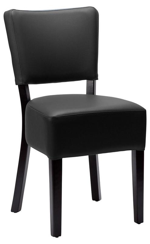 Alto FB Side Chair - Black / Black Frame   - main image