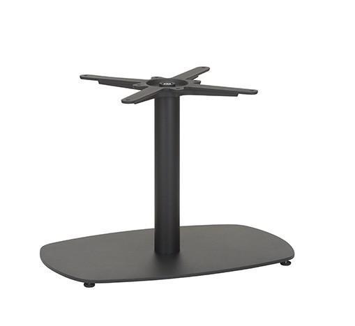 Vega Single Rectangular Table Base (CH-Black) - main image