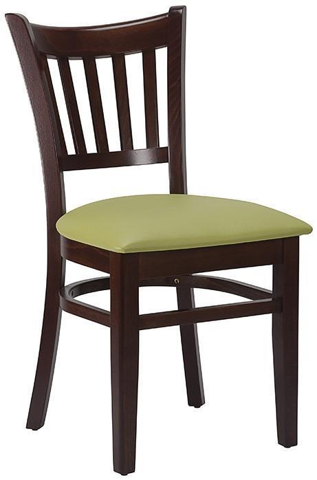 Vito Side Chair - Lime Green / Walnut - main image