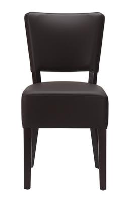 Alto FB Side Chair - Dark Brown / Wenge Frame  - thumbnail image 4