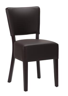 Alto FB Side Chair - Dark Brown / Wenge Frame  - thumbnail image 5