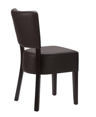 Alto FB Side Chair - Dark Brown / Wenge Frame  - thumbnail image 7