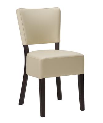 Alto FB Side Chair - Ivory / Wenge Frame   - thumbnail image 3