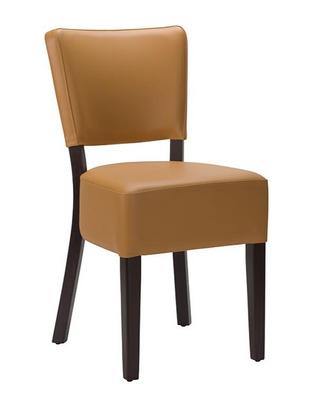 Alto FB Side Chair - Ochre Brown / Wenge Frame