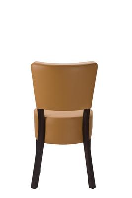 Alto FB Side Chair - Ochre Brown / Wenge Frame - thumbnail image 5