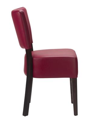 Alto FB Side Chair - Wine / Wenge Frame - thumbnail image 3