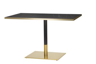 1200mmx700mmx25mm,Laminate Black Pietra/Gold Edge,Midas Single Brass/Black (DH)
