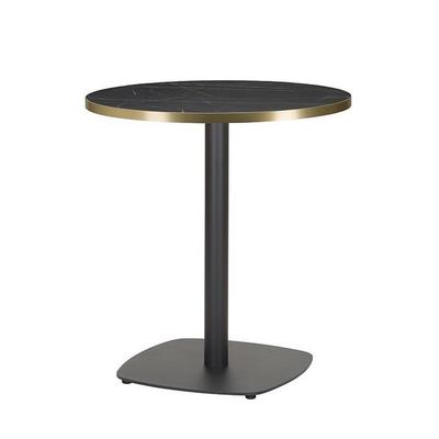 700mmRdx25mm,Laminate Black Pietra/Gold Edge, Vega Sm(DH)