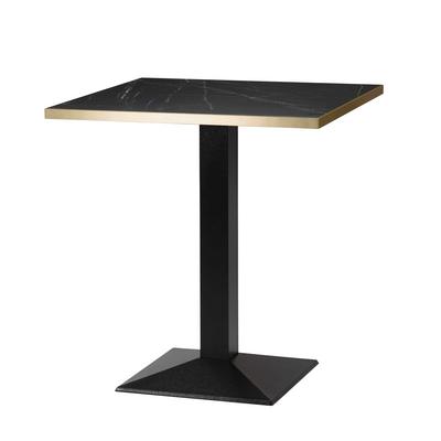 700mmx700mmx25mm,Laminate Black Pietra/Gold Edge,Hudson Sm Sq(DH)