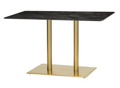 1200mm x 700mm ,Ceramic Table Top Portoro Marble,Midas Twin Rectangular-Brass (DH)