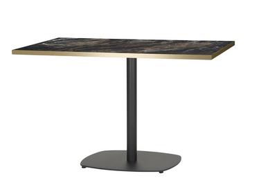 1200mmx700mmx25mm, Laminate Cappuccino/ Gold Edge - Vega Single Rec (DH)