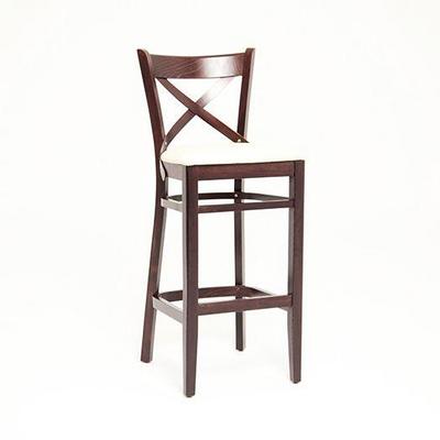 Cross  Highchair - Veneer / Upholstered Seat (Also available in full Veneer)  - thumbnail image 2
