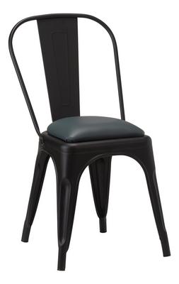 French Bistro Side Chair - Black Matt 