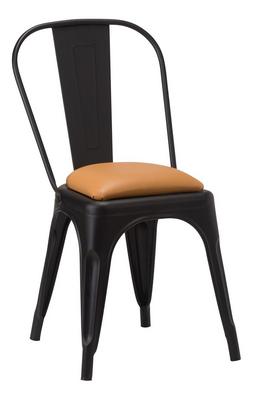 French Bistro Side Chair - Black Matt 