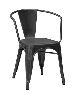 French Bistro Armchair - Black Matt