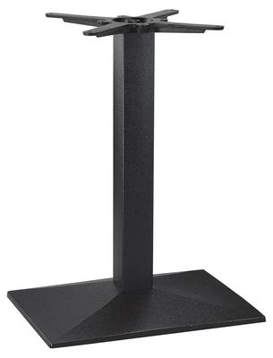 Hudson Single Rectangular Table Base - Black