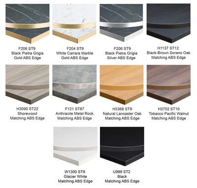 Laminate Stock Table Tops - Samples