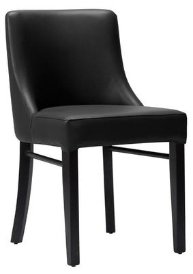 Merano Side Chair - Black  / Black