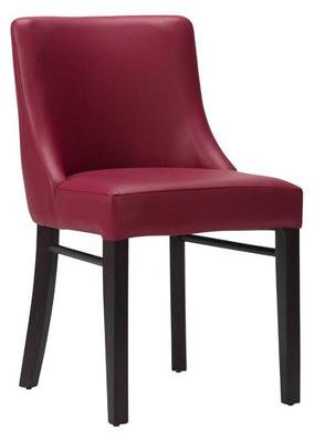 Merano Side Chair - Wine / Wenge