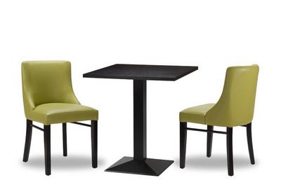 Merano Lime/ Black x2 - 700mm Sq - Eucalyptus Laminate - Hudson Sm SQ (DH)
