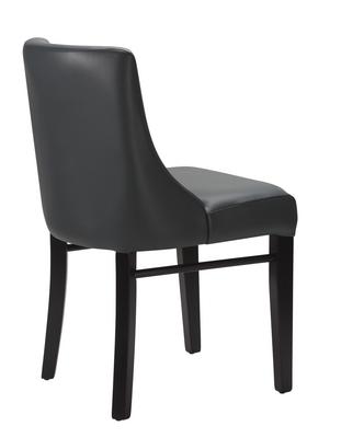 Merano Side Chair - Iron Grey / Black - thumbnail image 4