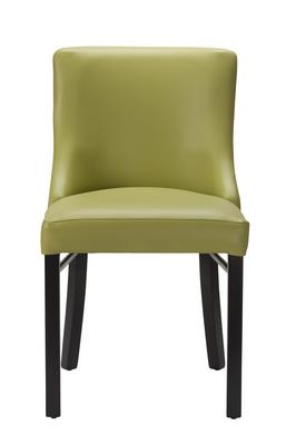 Merano Side Chair - Lime Green / Black - thumbnail image 2