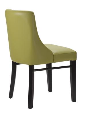 Merano Side Chair - Lime Green / Black - thumbnail image 4