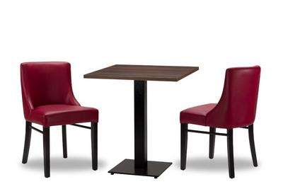 Merano Wine/ Wenge x2  - 700mm Sq - Tobacco Laminate - Titan Sm SQ (DH)