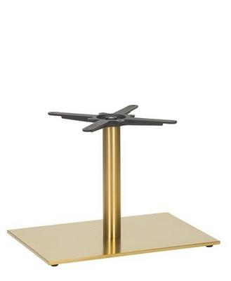 Midas Single Rectangular Table Base (CH-Brass)