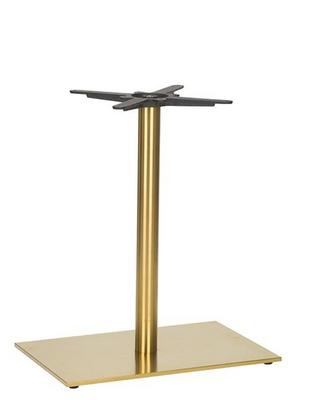 Midas Single Rectangular Table Base (DH-Brass)