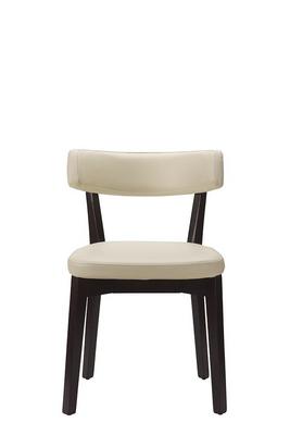 Nico Side Chair  - Ivory / Wenge Frame  - thumbnail image 2