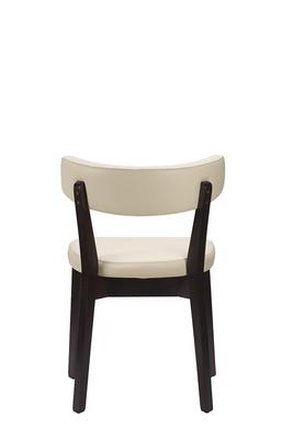 Nico Side Chair  - Ivory / Wenge Frame  - thumbnail image 6
