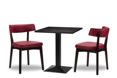 Nico Wine/ Wenge x2 - 700mm Sq - Eucalyptus Laminate - Hudson Sm SQ (DH)